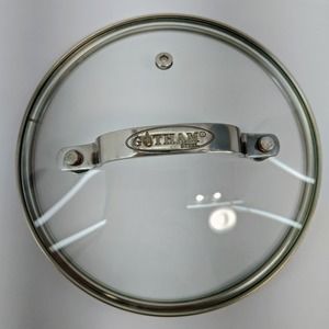 Gotham 6 1/8" - 6 1/2" Steel Glass Replacement Lid Pot Pan